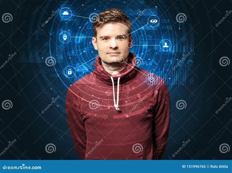 Technologie Biom Trique De Reconnaissance Faciale Image Stock Image