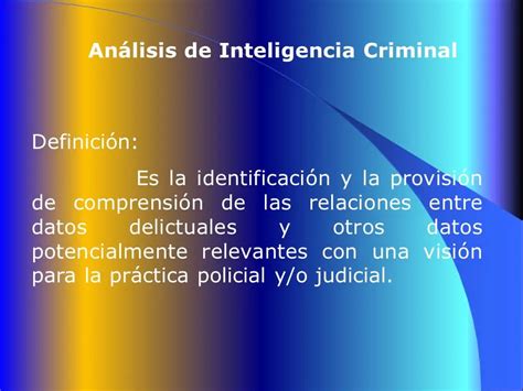 Inteligencia Criminal Concepto Importancia Y Desarrollo ICCSI