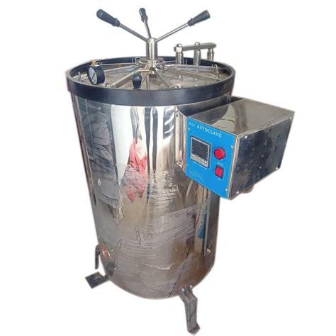 L Ss Double Walled Vertical Autoclave At Rs Autoclave