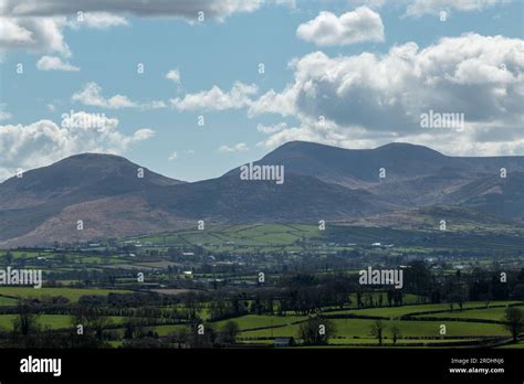 The View Of The Mourne Mountains From Rathfriland County Down