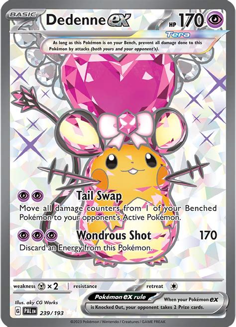 Serebii Net Pok Mon Card Database Paldea Evolved Dedenne Ex