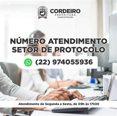 N Mero De Atendimento Do Setor De Protocolo Prefeitura Municipal De