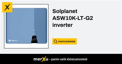 Solplanet Asw K Lt G Inverter Merxu