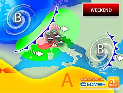 Meteo Weekend Arriva Un Profondo Ciclone Carico Di Pioggia E Neve