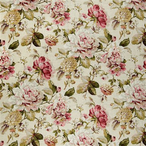 Rose Floral Pattern Joanne Fabric - Covington Fabrics Pattern Farrell ...