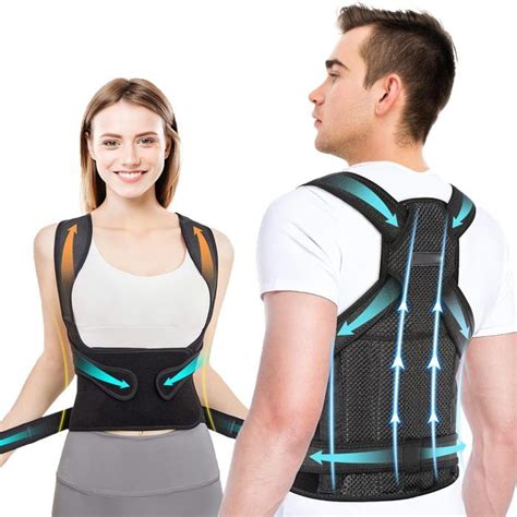 Posture Correcteur Dos Femme Homme Redresseur De Dos Ceinture Redresse