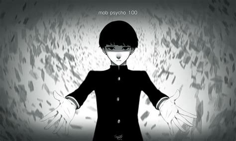 Mob Psycho Black And White Pfp Zerochan Has Mob Psycho Anime