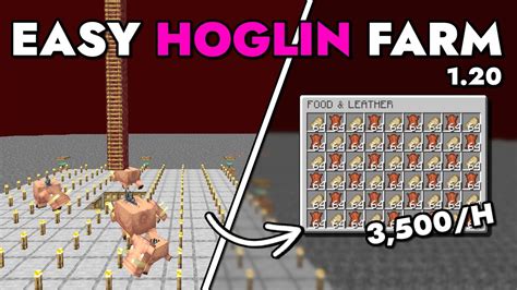 Minecraft Hoglin Food Leather Farm Items Per Hour