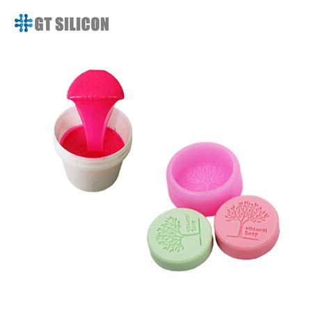 Food Grade Liquid Silicone Rubber Two Components For Candle Soap Mold