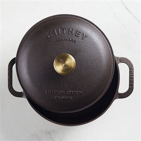 Smithey Ironware Cast Iron 5 5 Qt Dutch Oven