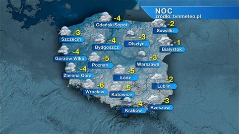 Pogoda na jutro czwartek 6 04 Mroźna noc w całym kraju Za dnia