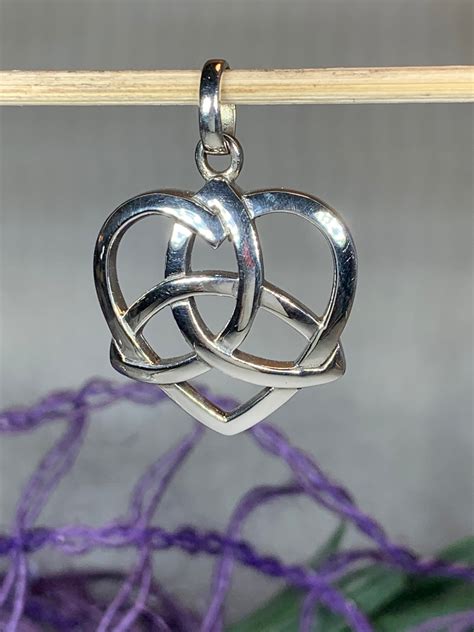 Love Knot Necklace Celtic Jewelry Heart Pendant Wife T Irish