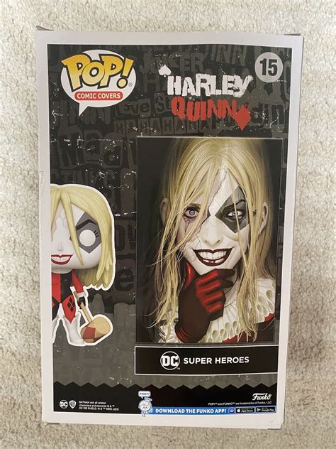 Funko Pop Comic Covers Harley Quinn Harleen Quinzel 15 W Case Batman Dc Ebay