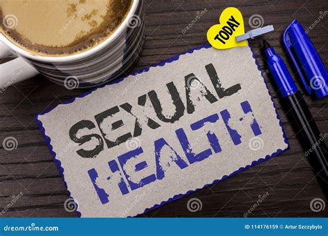 Conceptual Hand Writing Showing Sexual Health Business Photo