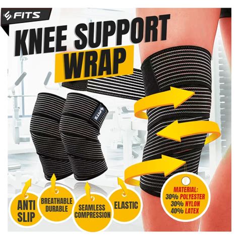 Promo SFIDN FITS Knee Support Wrap Compression Pad Brace Pelindung