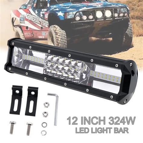 Aliexpress Buy D Inch W Auto Car Work Light Bar Triple Row