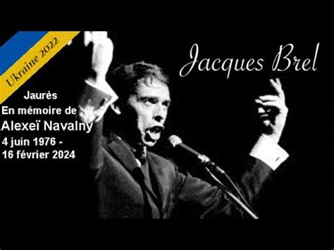 Jacques Brel Jaurès English and French subtiles YouTube