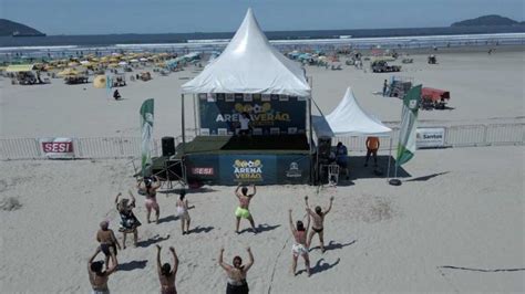 Arena Na Praia De Santos Oferece Mais De Mil Vagas Gratuitas Em