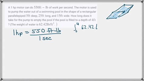 A Hp Motor Can Do Ft Lb Of Work Per Second The Motor Is Used To