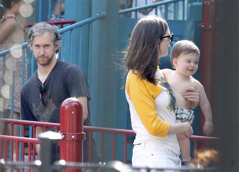 Anne Hathaway And Adam Shulman Take Their Son To The Park