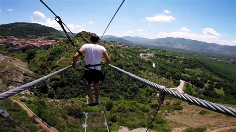 Ponte Alla Luna Sospesi A Metri Di Altezza Sasso Di Castalda