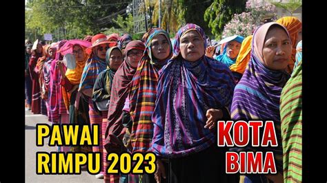 Photo Slide Pawai Rimpu Kota Bima Youtube