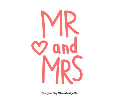 Mr And Mrs Clipart Free Download