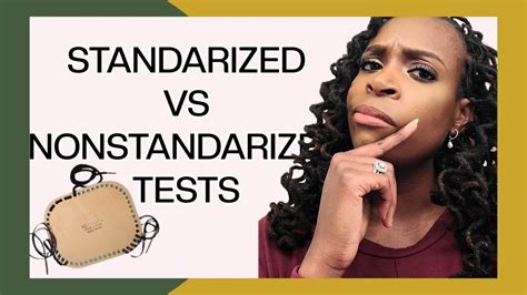 Difference Between Standardized Vs Non Standardized Tests Youtube