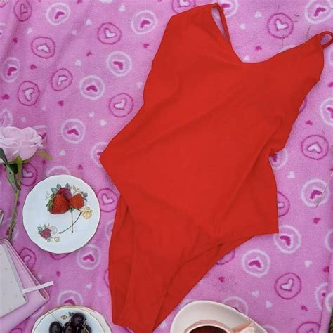 Hot Cherry Swimsuit Every Body Is A Baywatch Body Depop