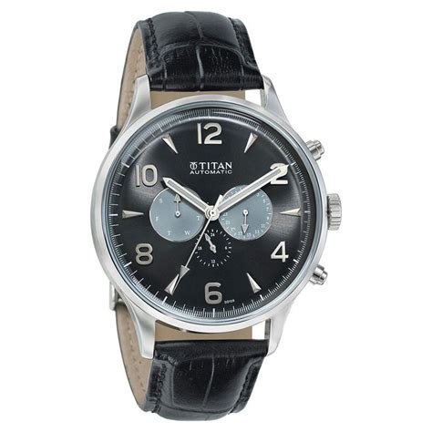 Buy Online Titan Automatic Grey Dial Watch for Men - 9499sl01j | Titan