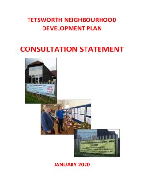 Fillable Online Proposed Tetsworth Neighbourhood Plan Area Consultation