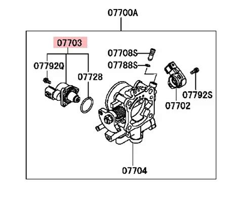 Idle Speed Control Valve For Mitsubishi Io Lancer H W H W H W Cj A