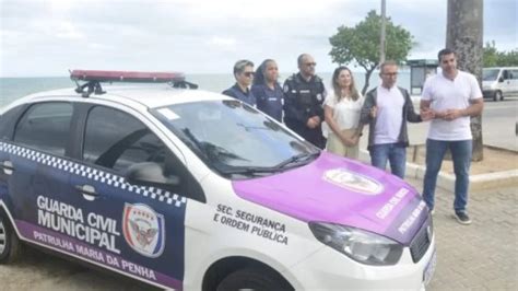 GM De Iguaba Grande Recebe Viatura Da Patrulha Maria Da Penha FENAGUARDAS