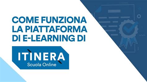 Come Funziona La Piattaforma E Learning Di Itinera Scuola Online Youtube