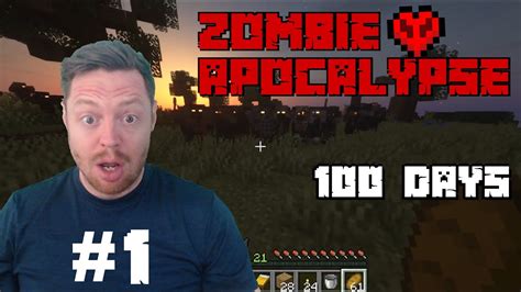 Minecraft Hardcore Zombie Apocalypse Day Challenge Ep