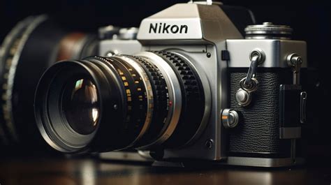 Premium Photo | Vintage SLR camera on a blurred background showcasing photography equipment with ...