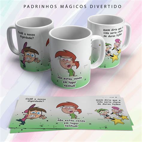 Caneca Padrinhos Mágicos Elo7 Produtos Especiais