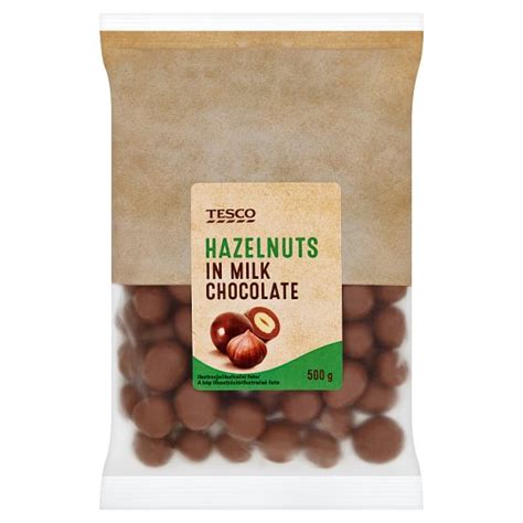 Tesco Hazelnuts In Milk Chocolate 500 G Tesco Online Tesco From Home