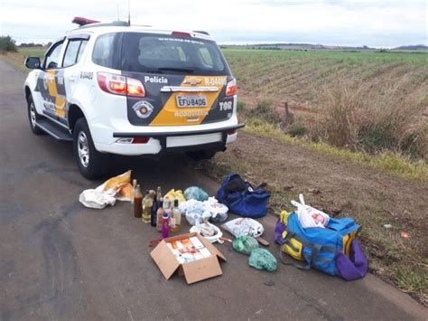 Ladrões de rancho são presos em flagrante pela equipe da PM Rodoviária