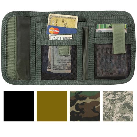 Tactical Wallet Tri Fold ID Heavy Duty Commando Camo Military Army