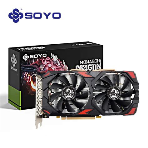 Soyo Originele Radeon Rx580 8g Grafische Kaarten Gddr5 Geheugen Video