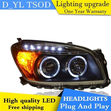 Car Styling Headlights For Toyota Rav4 2009 2012 Led Headlight For Rav4 Head Lamp Led Daytime