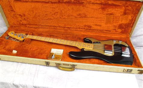 Fender Precision Fullerton Vintage Series 57 1983 Black Bass For Sale Andy Baxter Bass