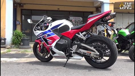 Honda Cbr600rr Yoshimura Exhaust With Custom Link Pipe Youtube