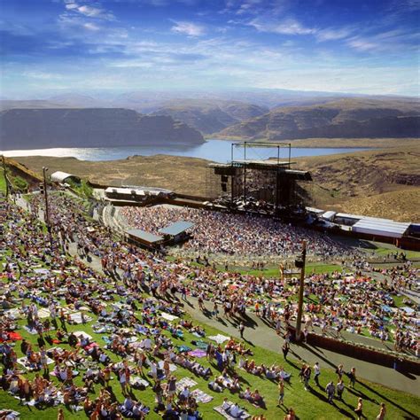 The Gorge Amphitheater in George, Washington. Nope, not kidding about ...