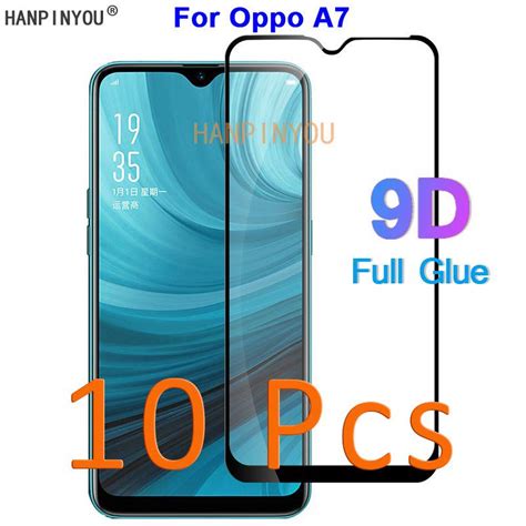 Buy Pcs Lot For Oppo A D D D Full Glue Cover Tempered Glass