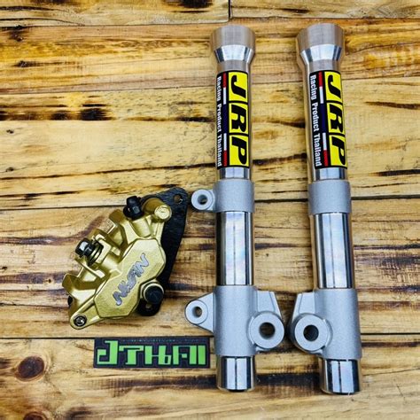 LIGHTEN FRONTSHOCK OUTER TUBE W NISSIN CALIPER For WAVE XRM RAIDER