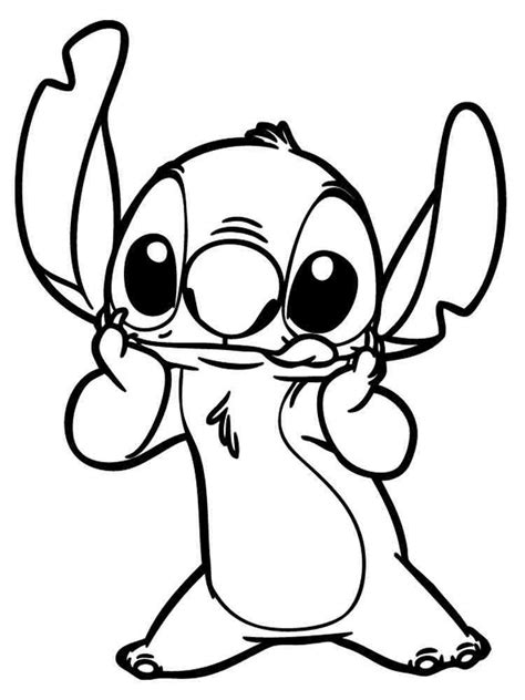 Stitch Coloring Pages Free Printable Stitch Coloring Pages