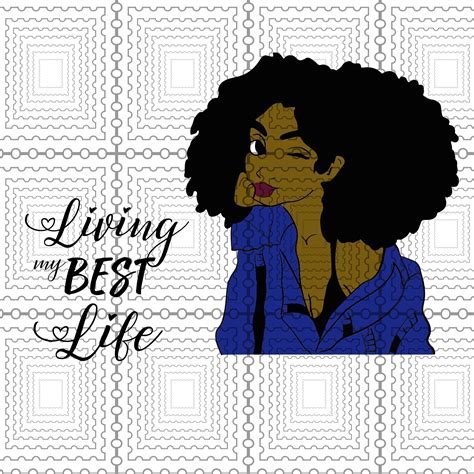 Living My Best Life Svg Womens Girl Living My Best Life Bl Inspire