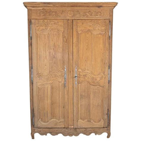 Continental 19th Century French Walnut Armoire Outfitted To Function As A Bar For Sale At